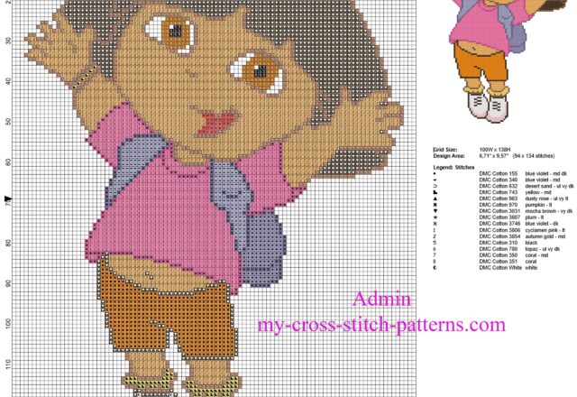 dora_the_explorer_jumps_free_child_baby_cross_stitch_pattern
