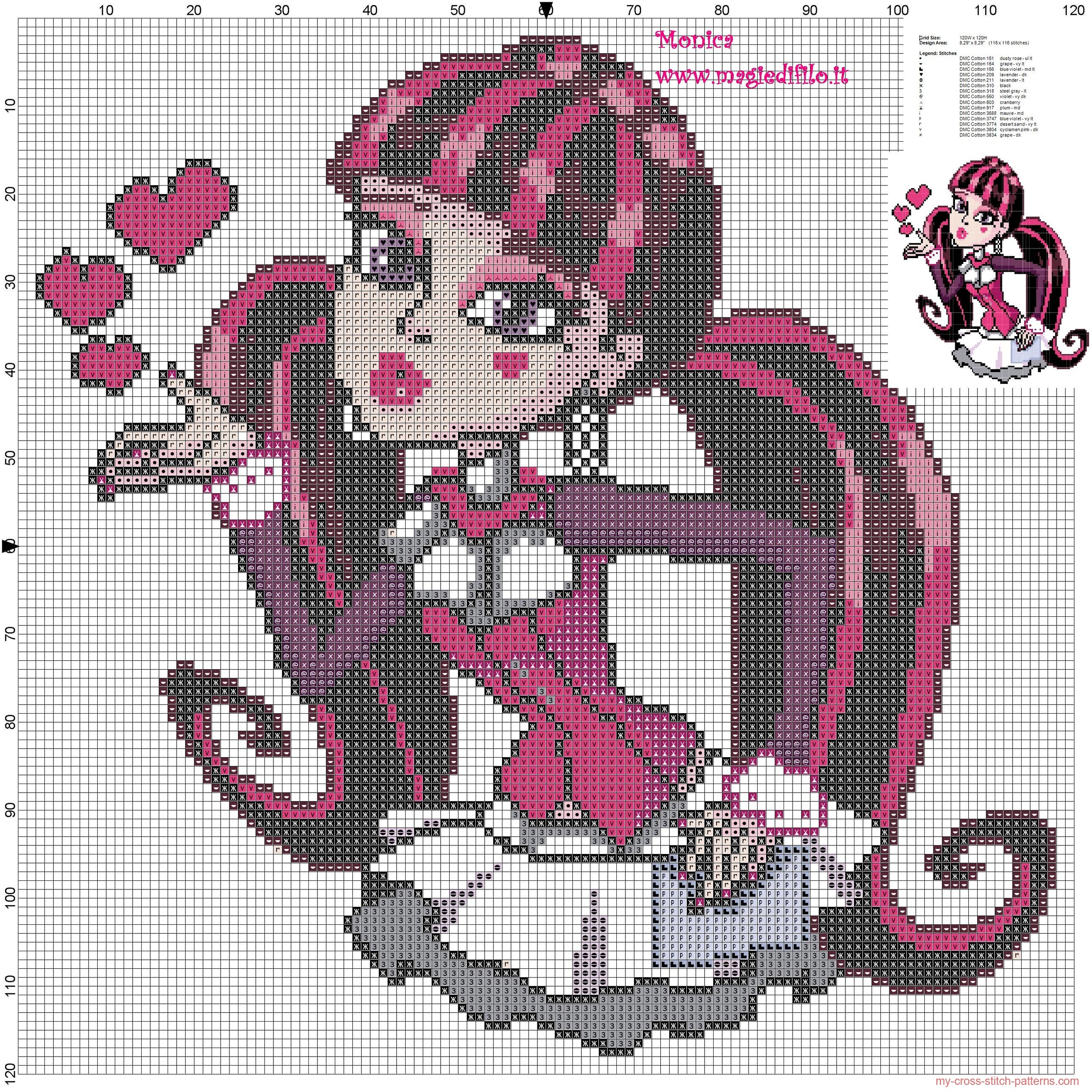 draculaura_monster_high_cross_stitch_pattern