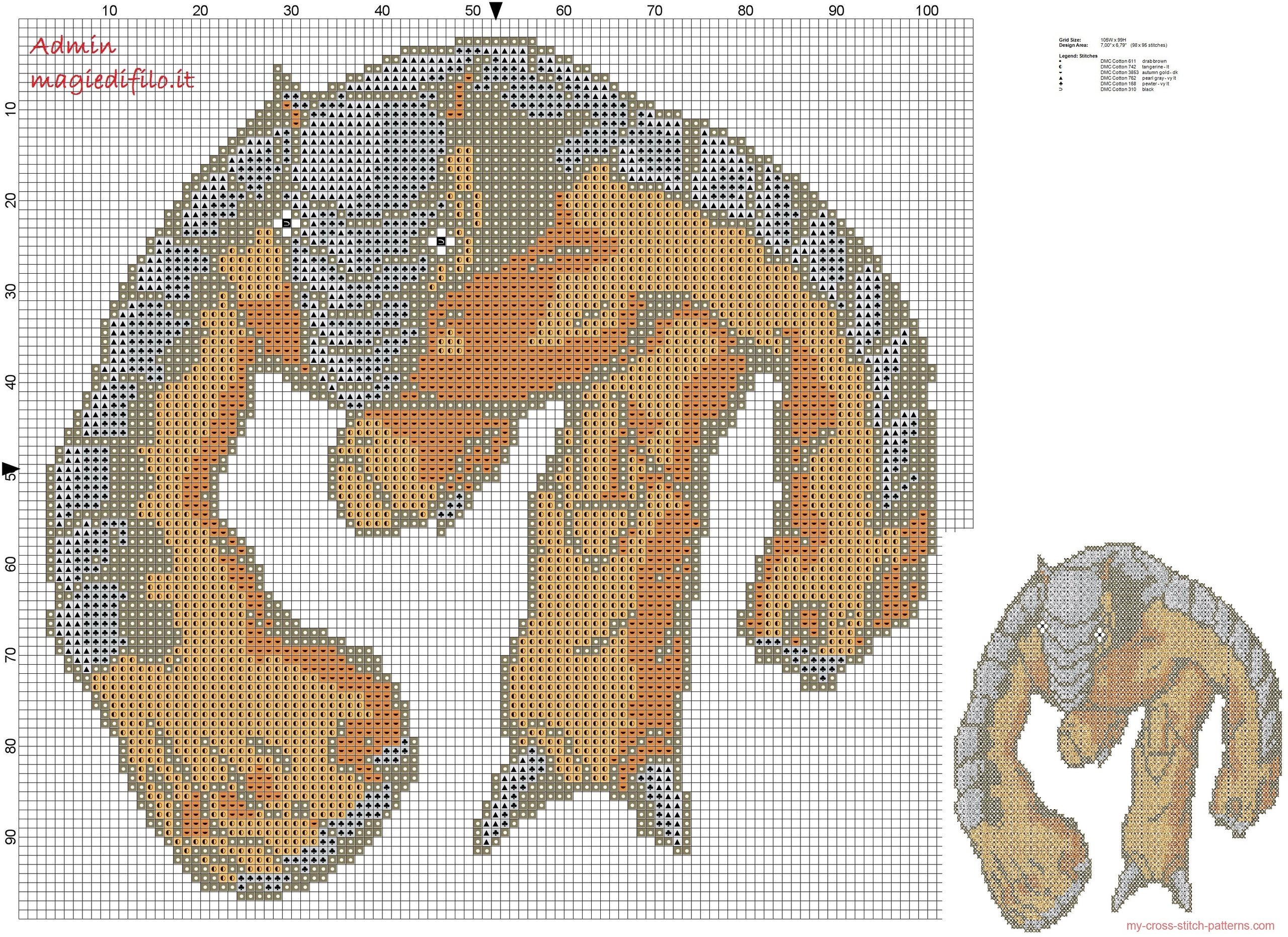 earth_shaker_gormiti_cross_stitch_pattern_free