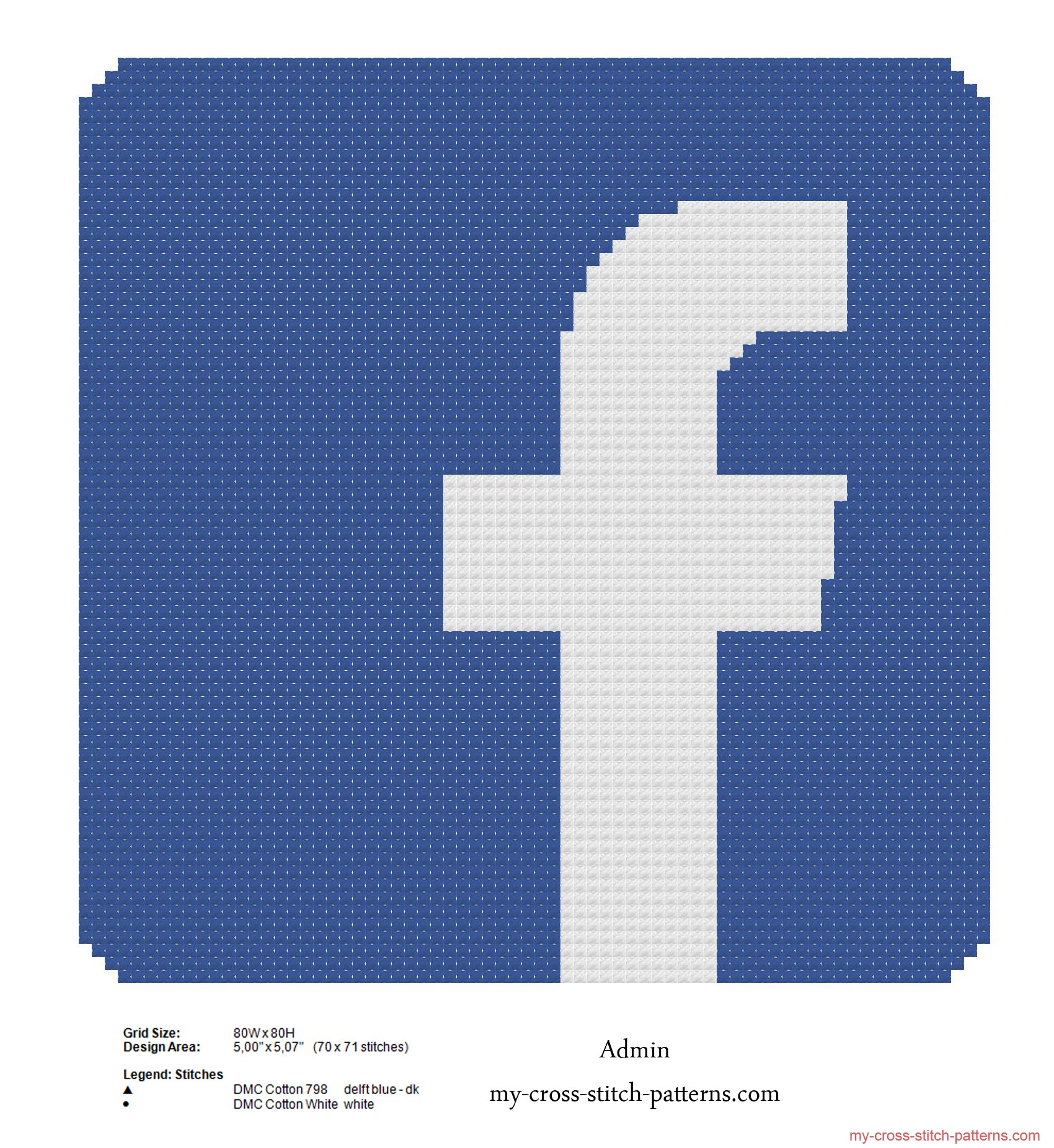 facebook_logo_free_cross_stitch_pattern_70x71