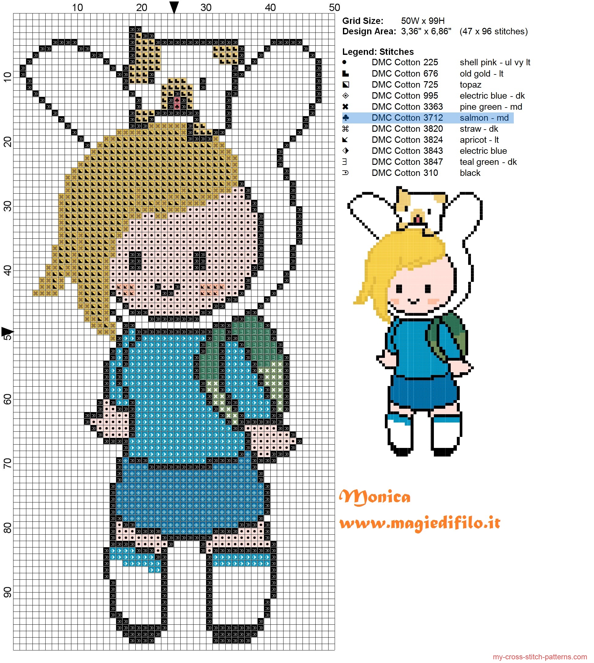 fionna_adventure_time_cross_stitch_pattern