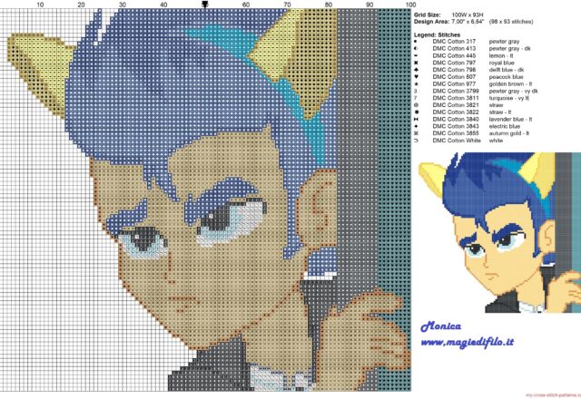 flash_sentry_equestria_girls_cross_stitch_pattern_