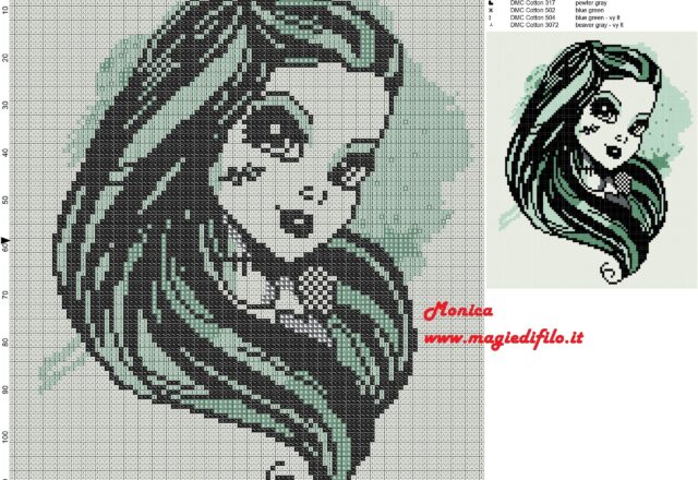 frankie_stein_cross_stitch_pattern_