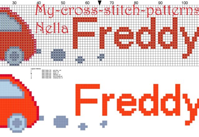 freddy__name_with_toy_car_cross_stitch_patterns
