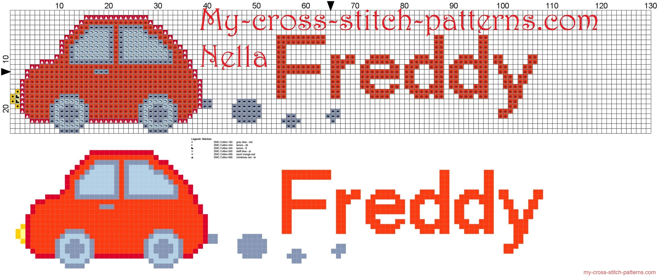 freddy__name_with_toy_car_cross_stitch_patterns