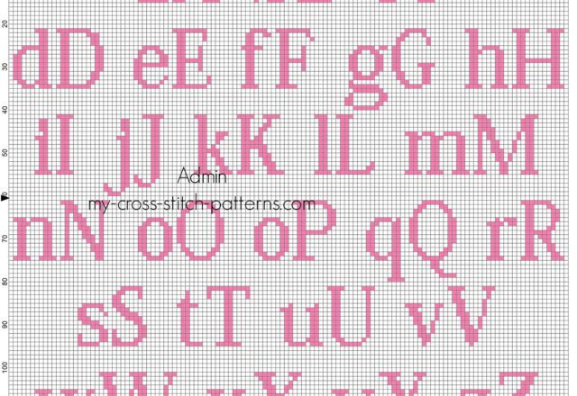 free_cross_stitch_alphabet_kozuka_mincho_size_20_color_dmc_3806_for_female_babies