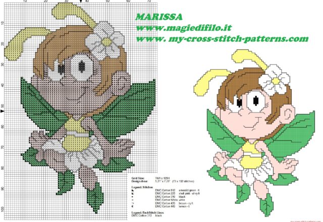 free_cross_stitch_pattern_butterfly_fairy_daisies_