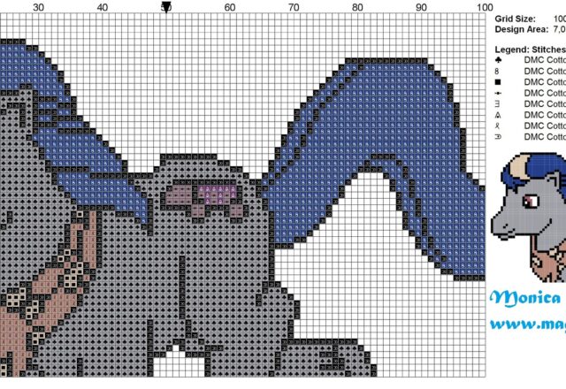 g1_big_brother_ponies_4_speed_cross_stitch_pattern