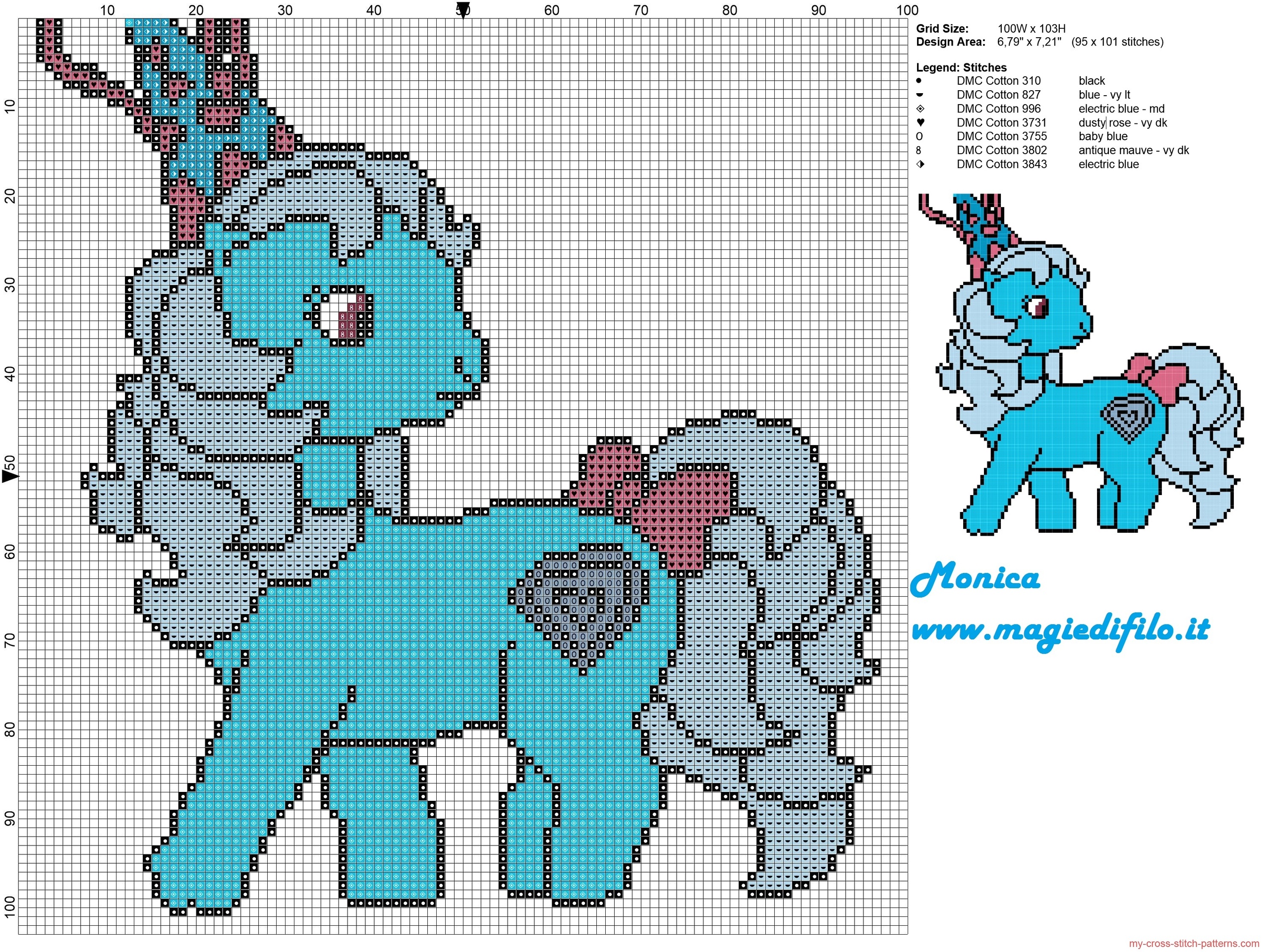 g1_big_brother_ponies_princess_serena_cross_stitch_pattern_