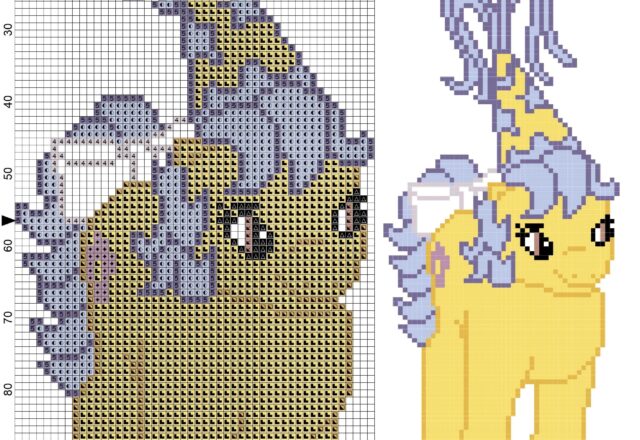 g1_big_brother_ponies_princess_starburst_cross_stitch_pattern