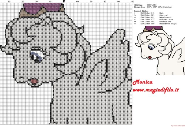 g1_big_brother_ponies_princess_tiffany_cross_stitch_pattern_