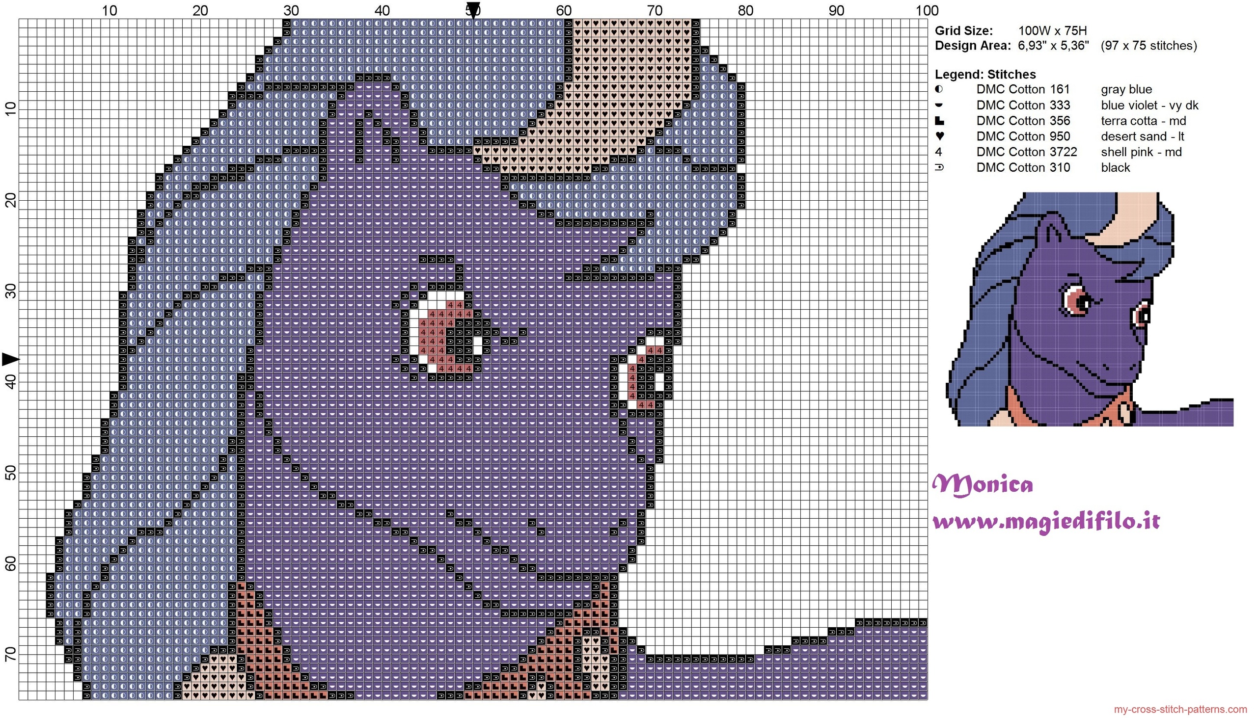 g1_big_brother_ponies_quaterback_2_cross_stitch_pattern_