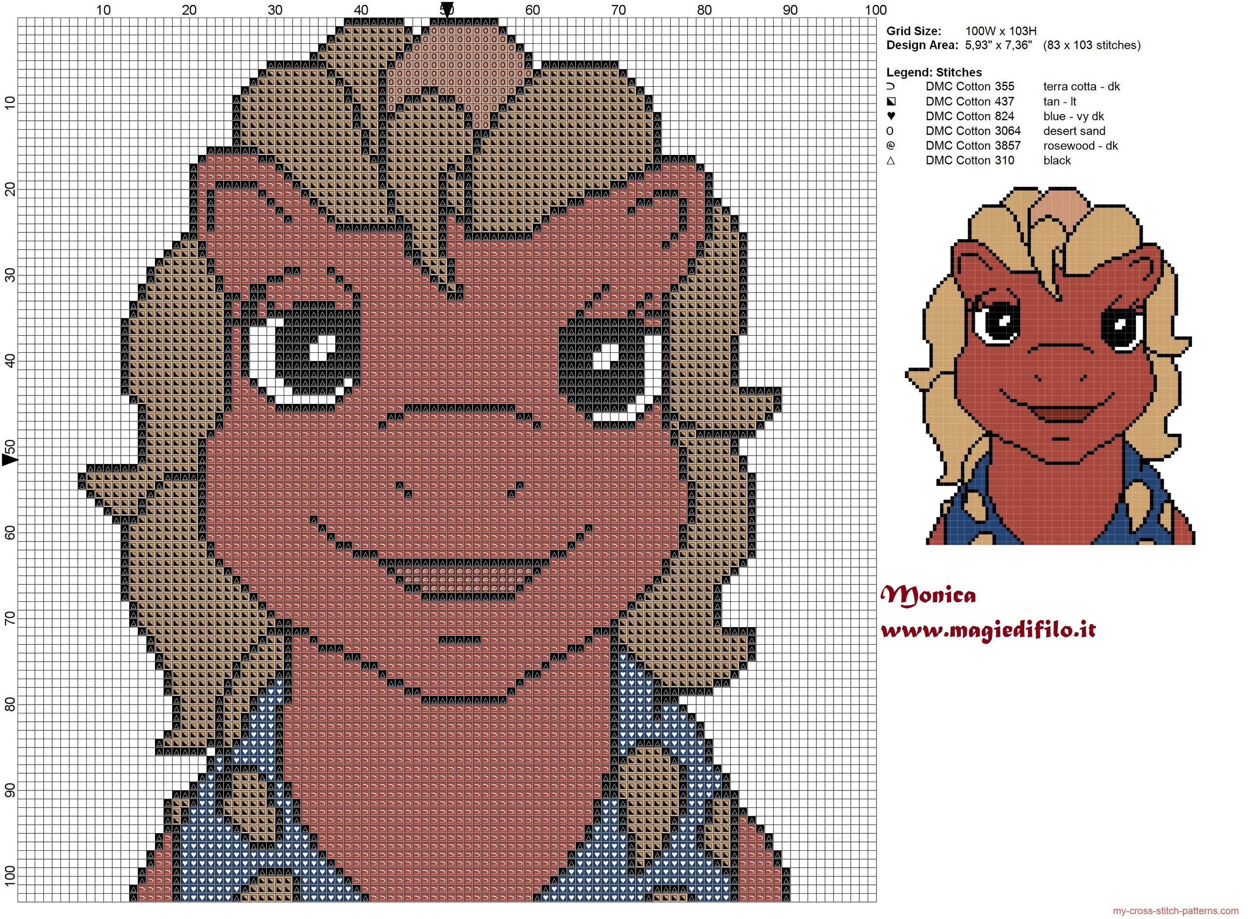 g1_big_brother_pony_slugger_cross_stitch_pattern_