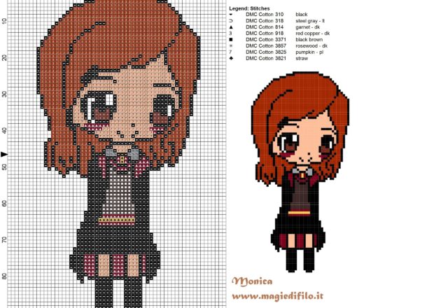 ginny_weasley_cross_stitch_pattern