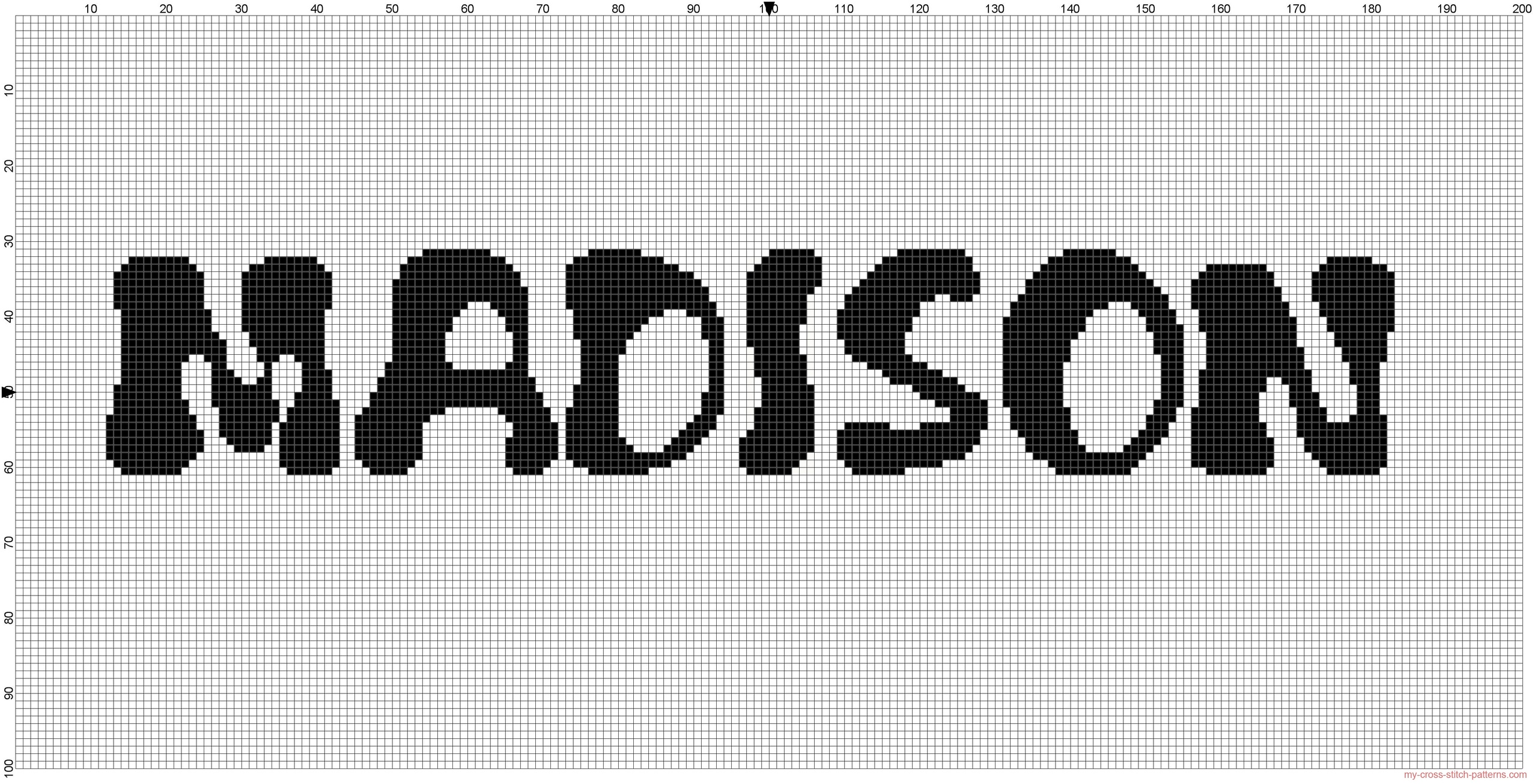 girl_name_madison_cross_stitch_pattern_free