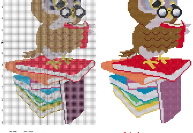 graduation_owl_with_books_cross_stitch_pattern_idea