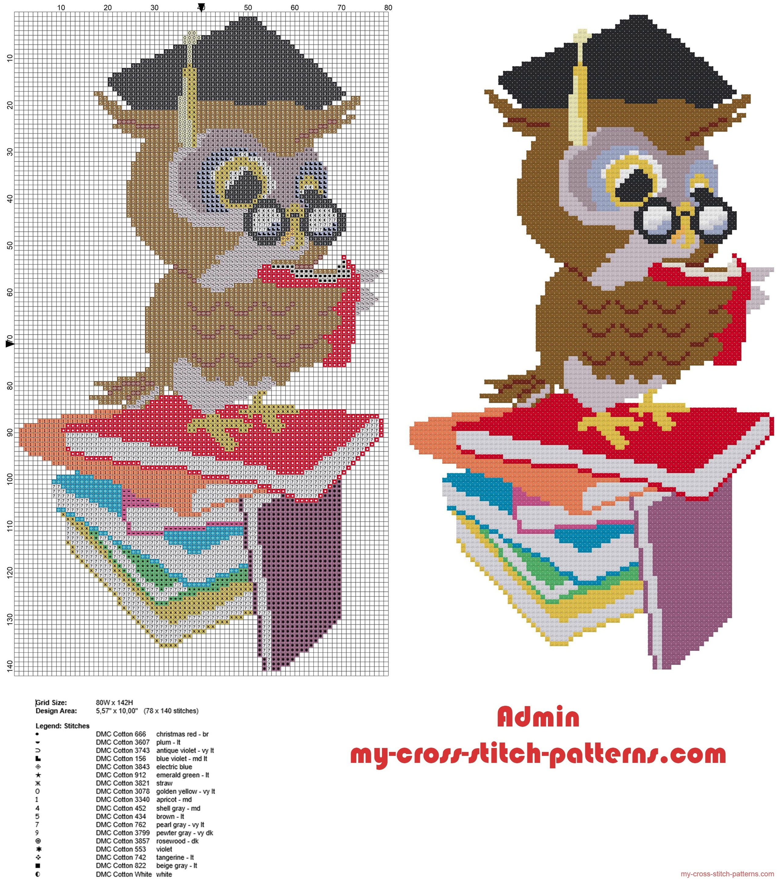 graduation_owl_with_books_cross_stitch_pattern_idea