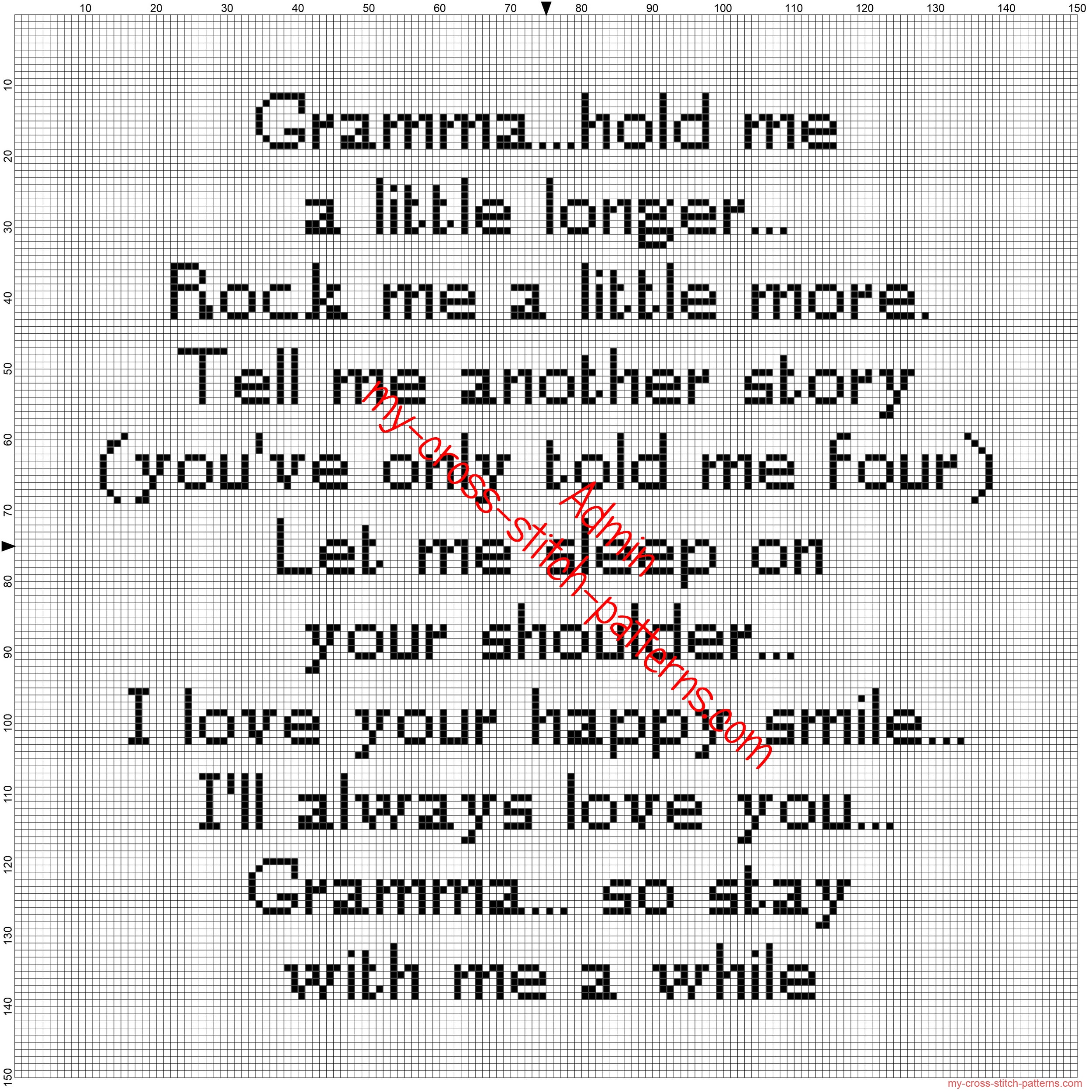 gramma_grandma_sentence_1_free_cross_stitch_pattern