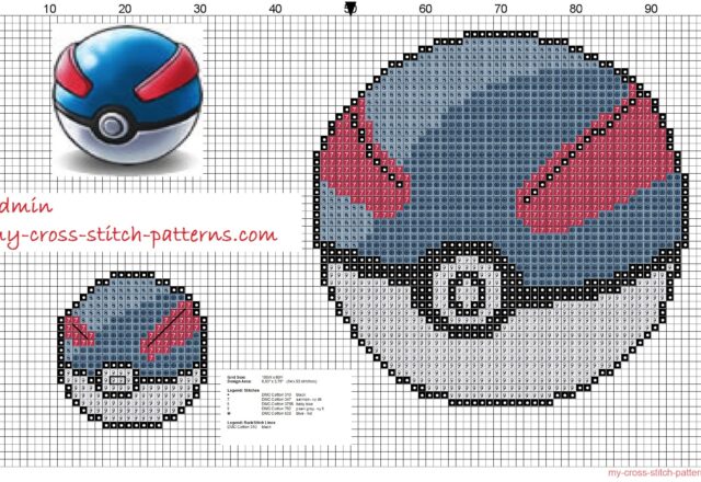 greatball_pokemon_cross_stitch_pattern_free