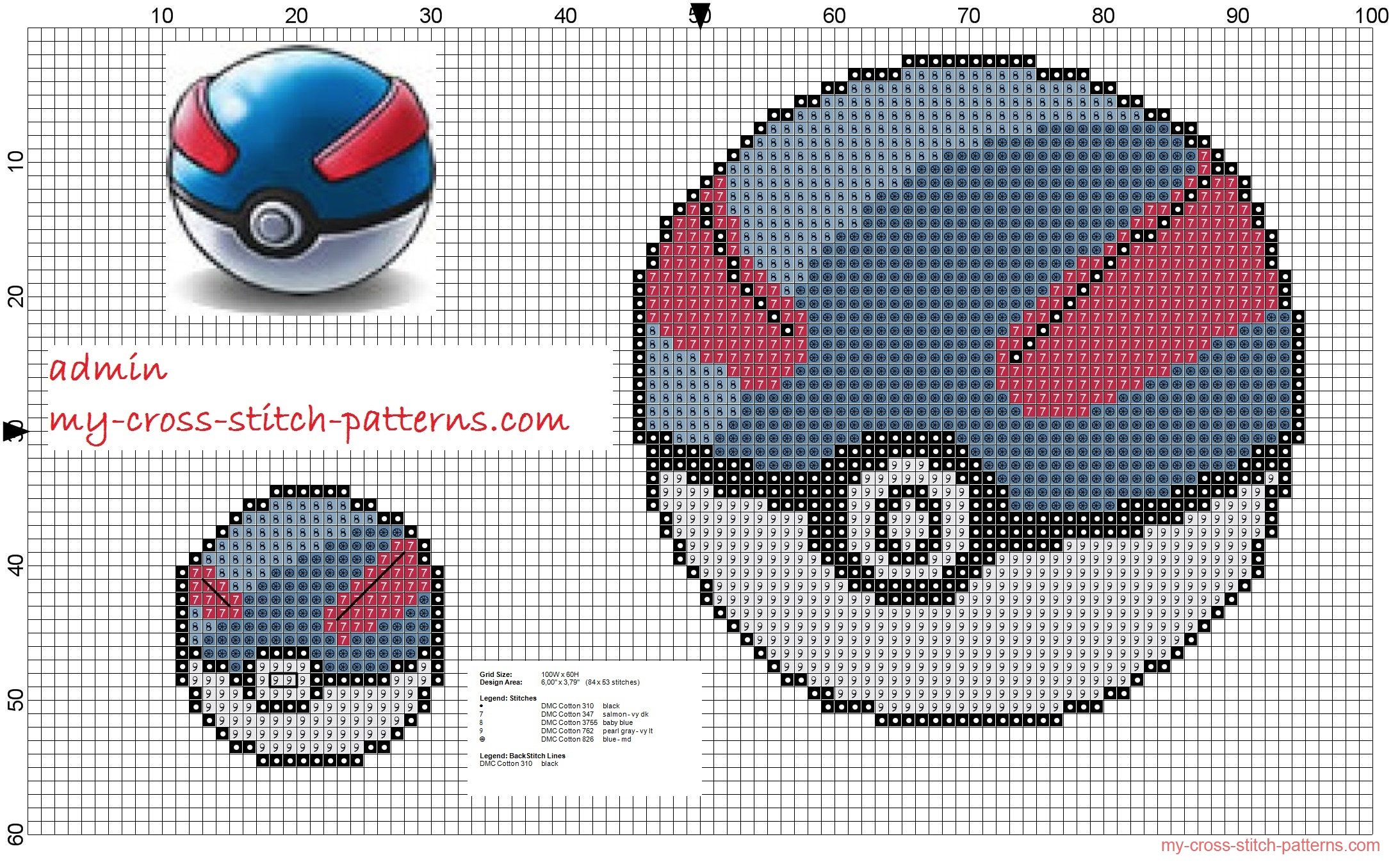 greatball_pokemon_cross_stitch_pattern_free