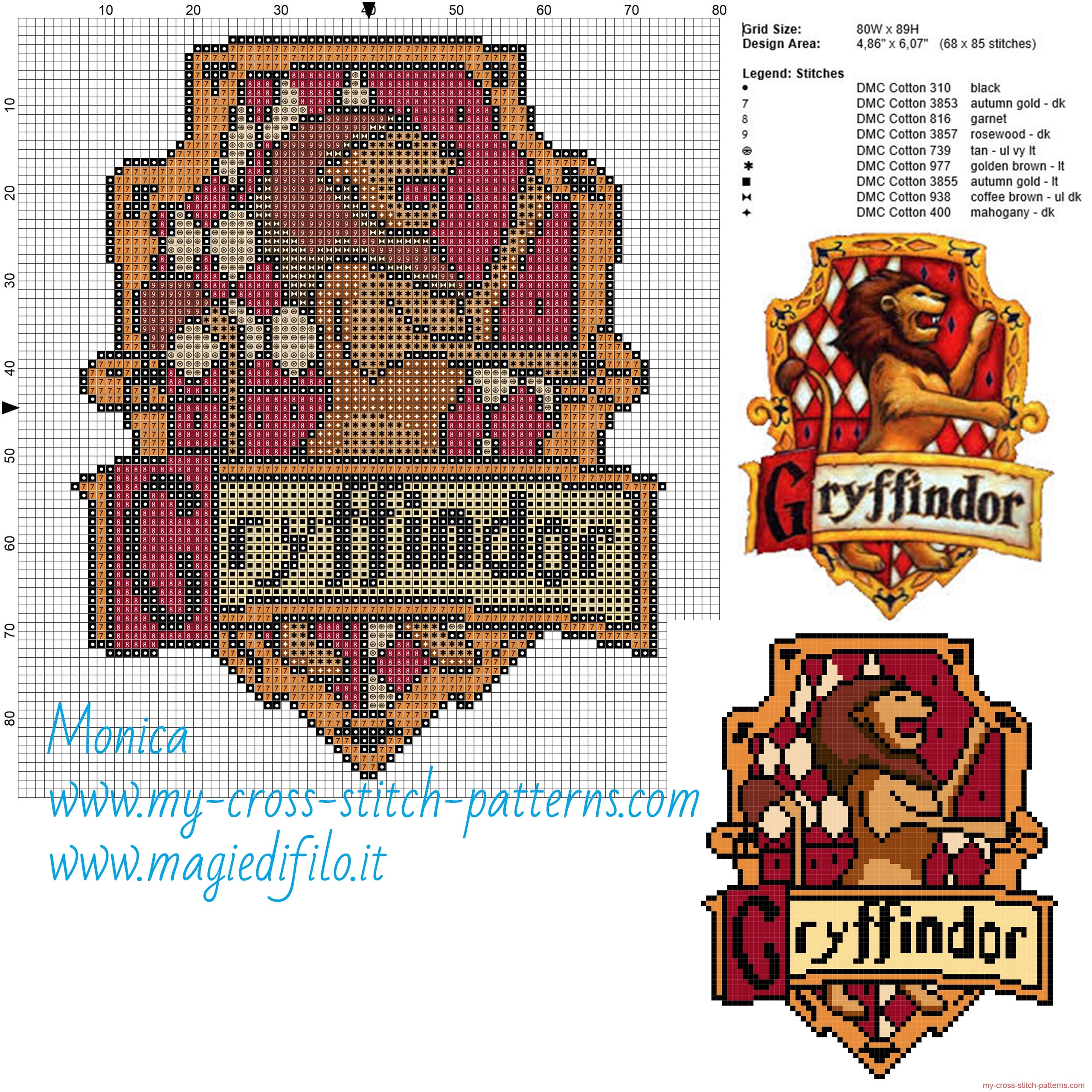 gryffindor_cross_stitch_pattern_