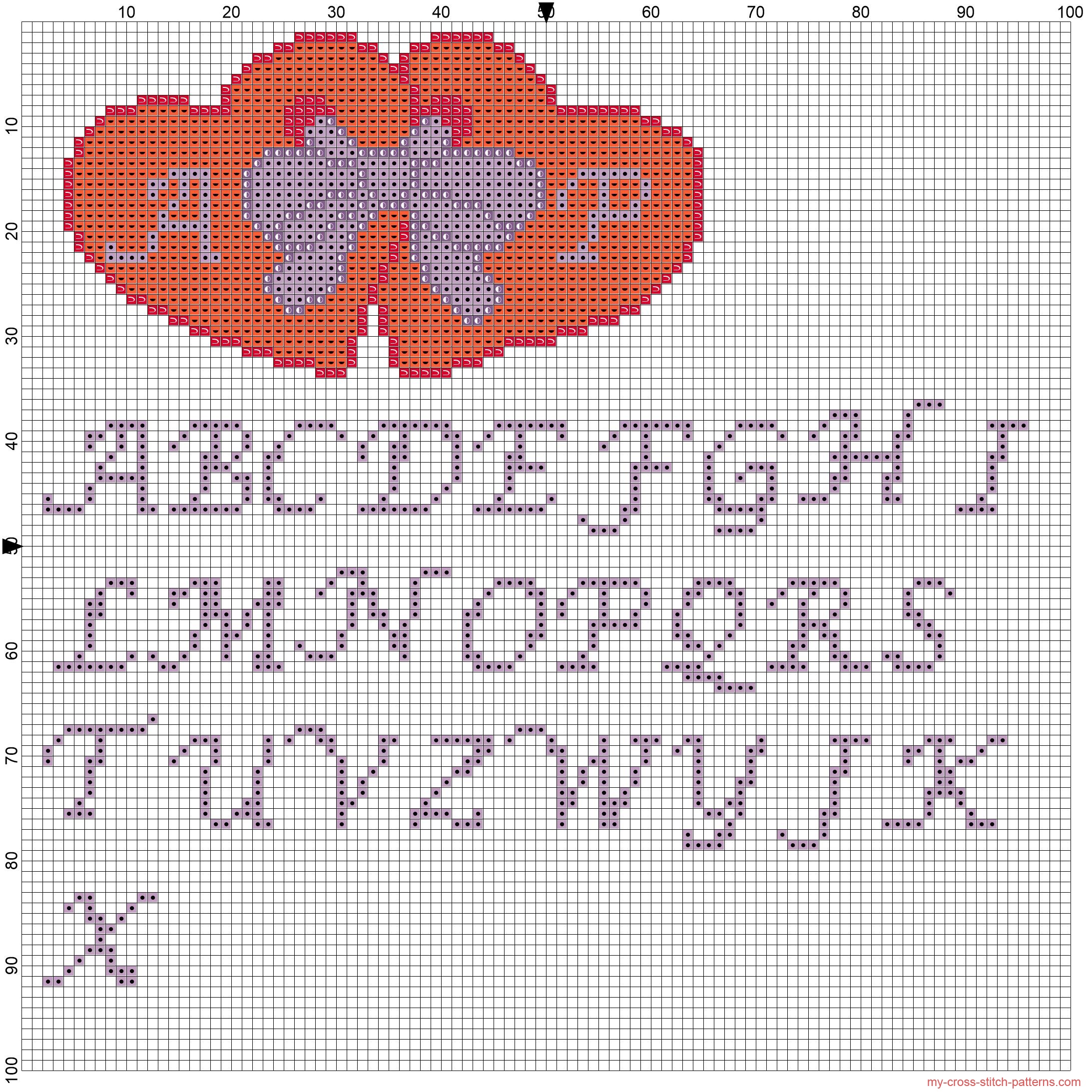hearts_with_lilac_ribbon_and_initials