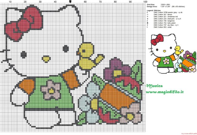 hello_kitty_with_chick_cross_stitch_pattern