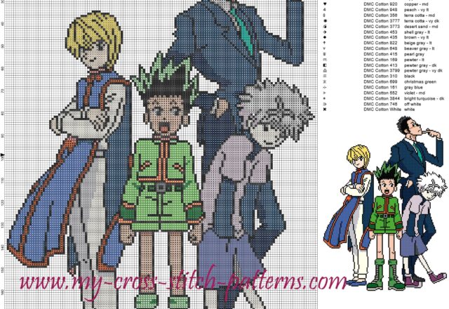 hunter_x_hunter_cross_stitch_pattern_