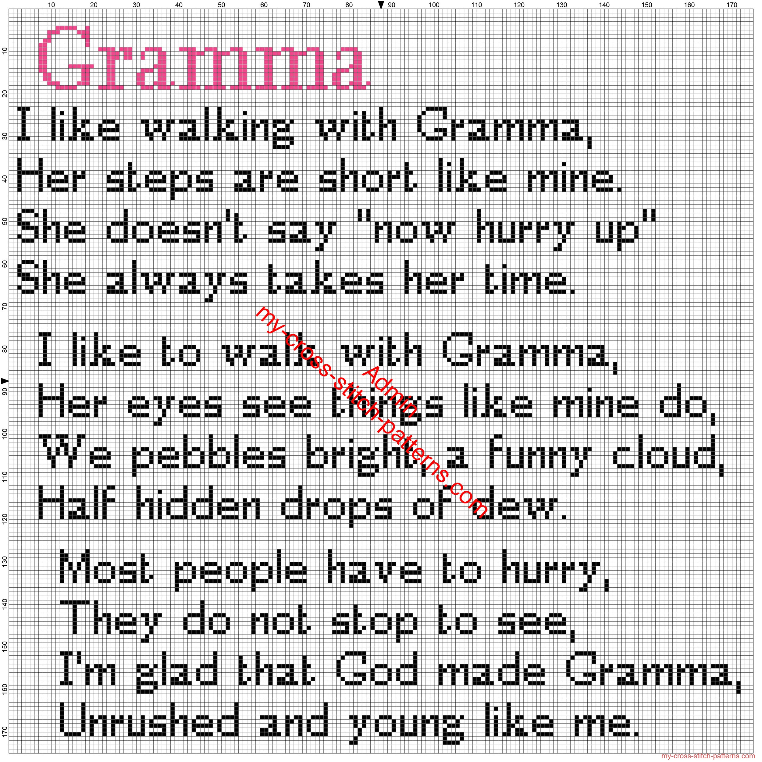 i_like_walking_with_gramma_poetry_sentence_free_cross_stitch_pattern