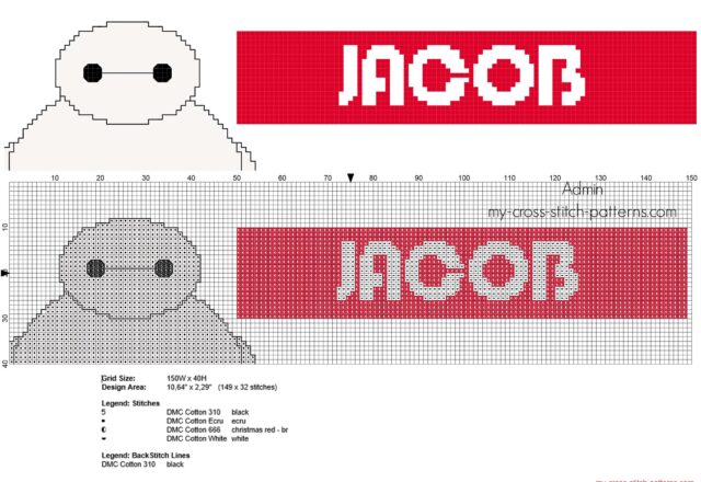 jacob_free_cross_stitch_baby_names_with_big_hero_6_disney_baymax