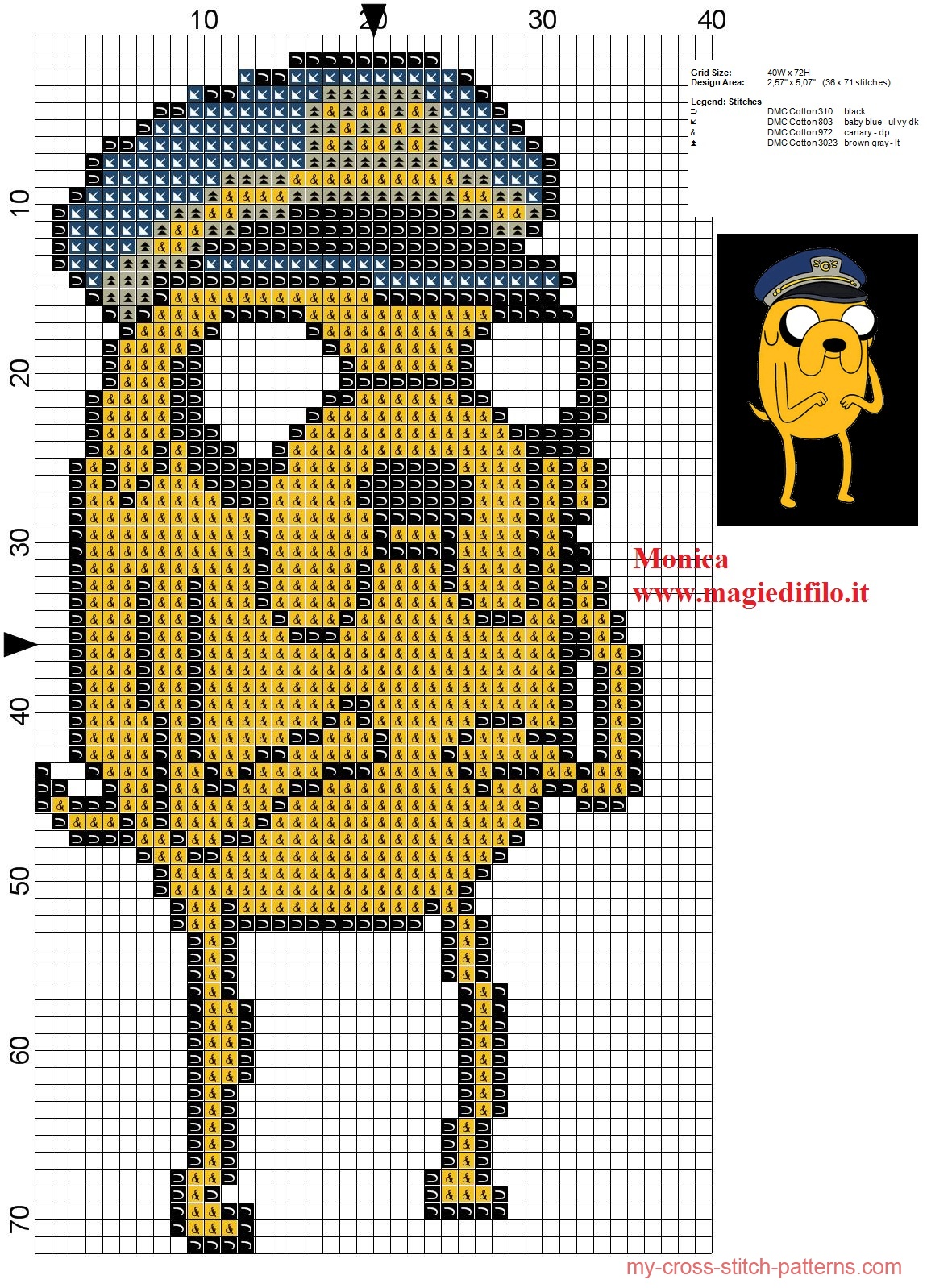 jake_the_dog_adventure_time_cross_stitch_pattern