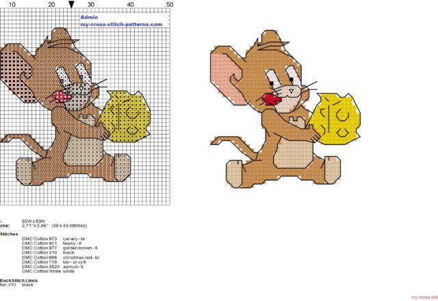 jerry_with_cheese_from_tom_and_jerry_small_cross_stitch_pattern