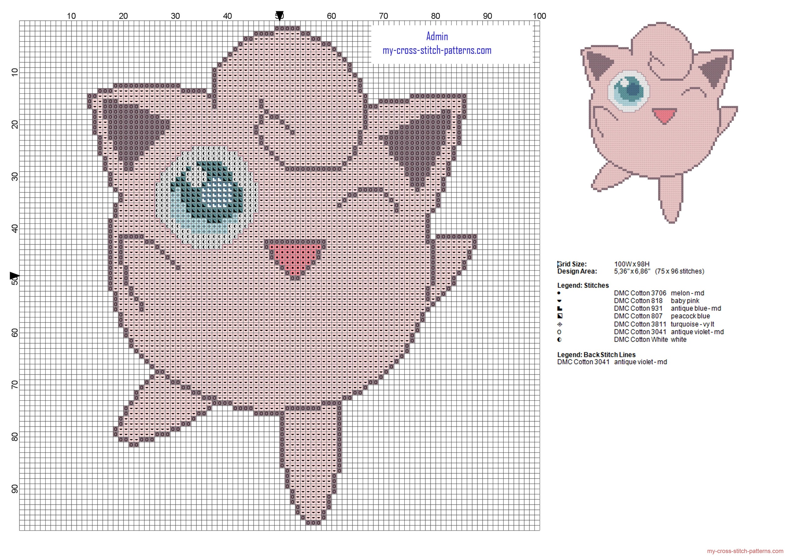 jigglypuff_pokemon_first_generation_number_039_cross_stitch_pattern