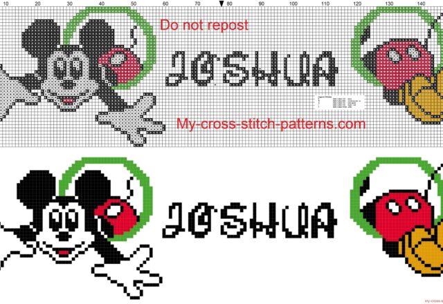 joshua_name_whit_mickey_mouse_cross_stitch_patterns_free