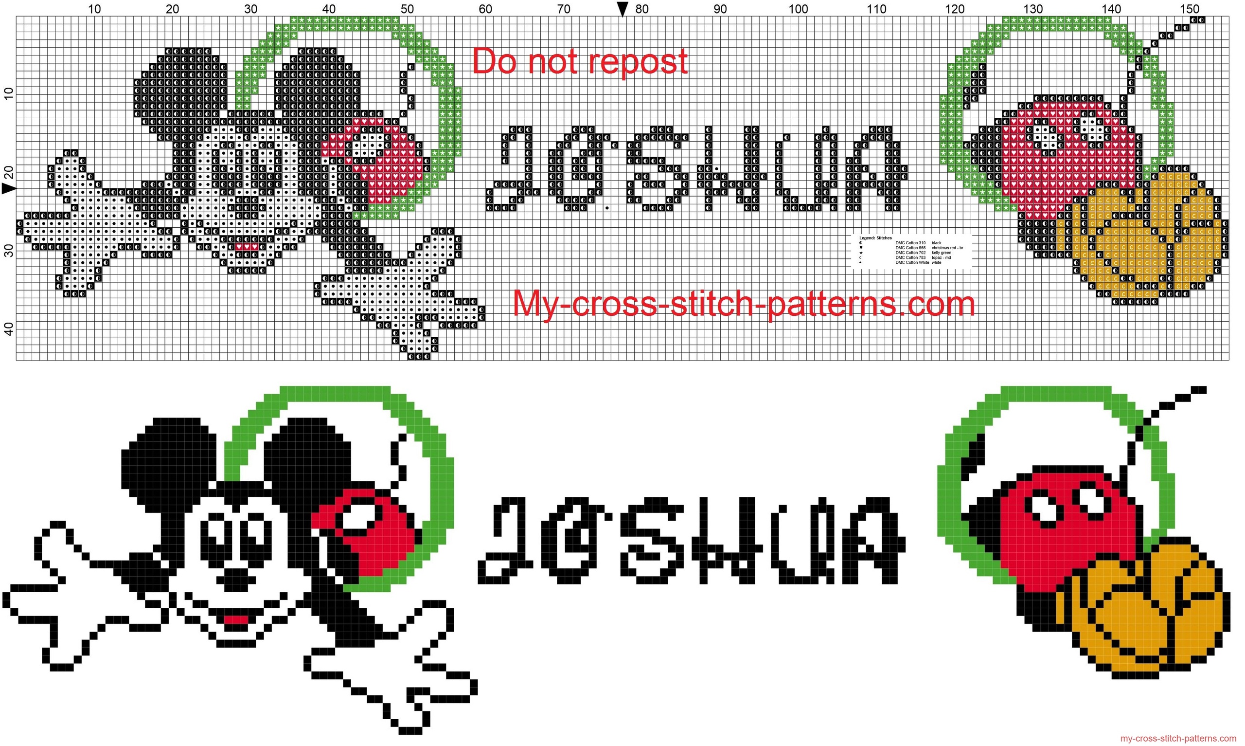 joshua_name_whit_mickey_mouse_cross_stitch_patterns_free
