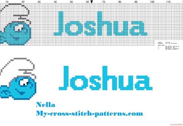 joshua_name_with_baby_smurf