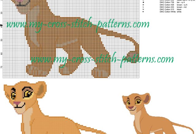 kiara_the_lion_king_cross_stitch_pattern_