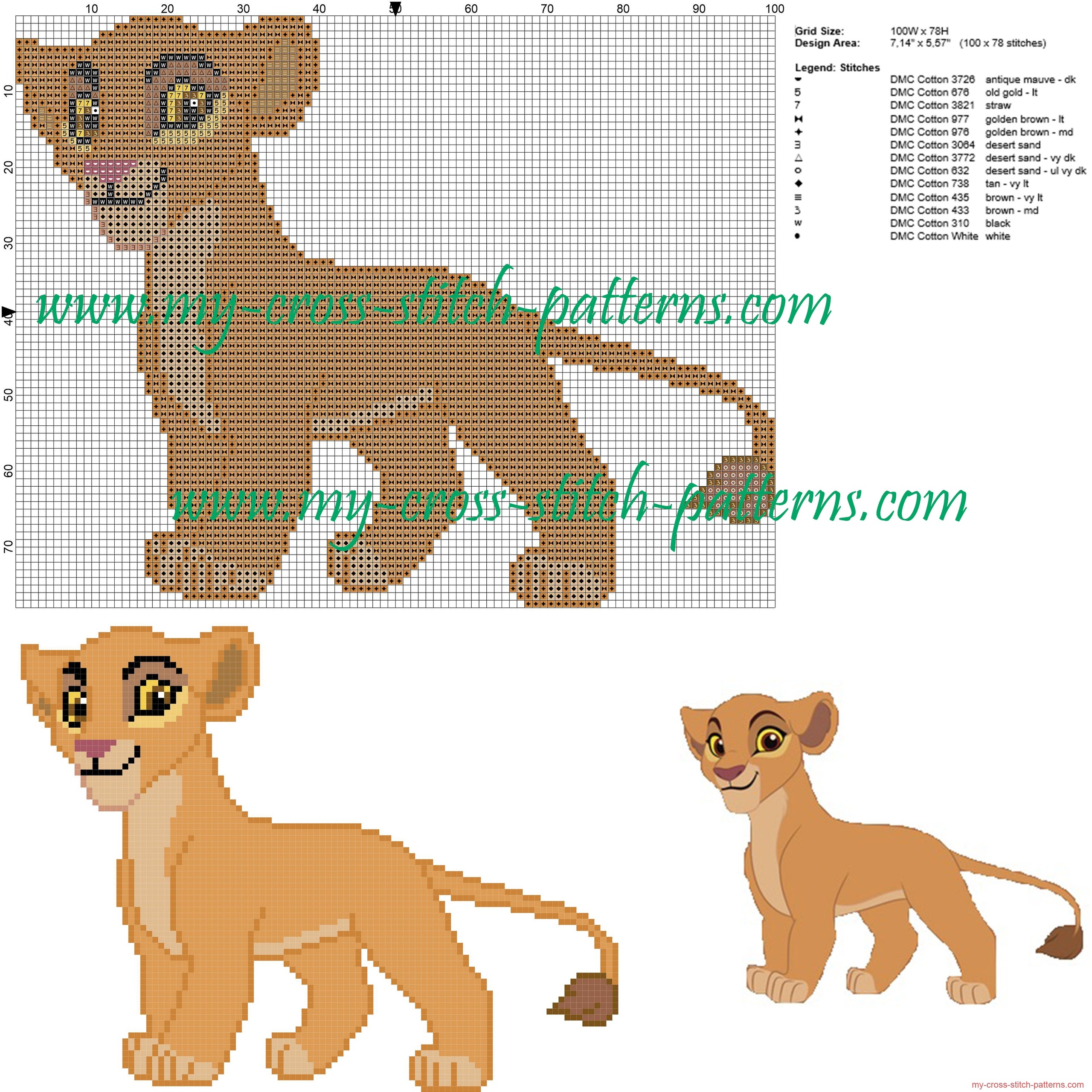 kiara_the_lion_king_cross_stitch_pattern_