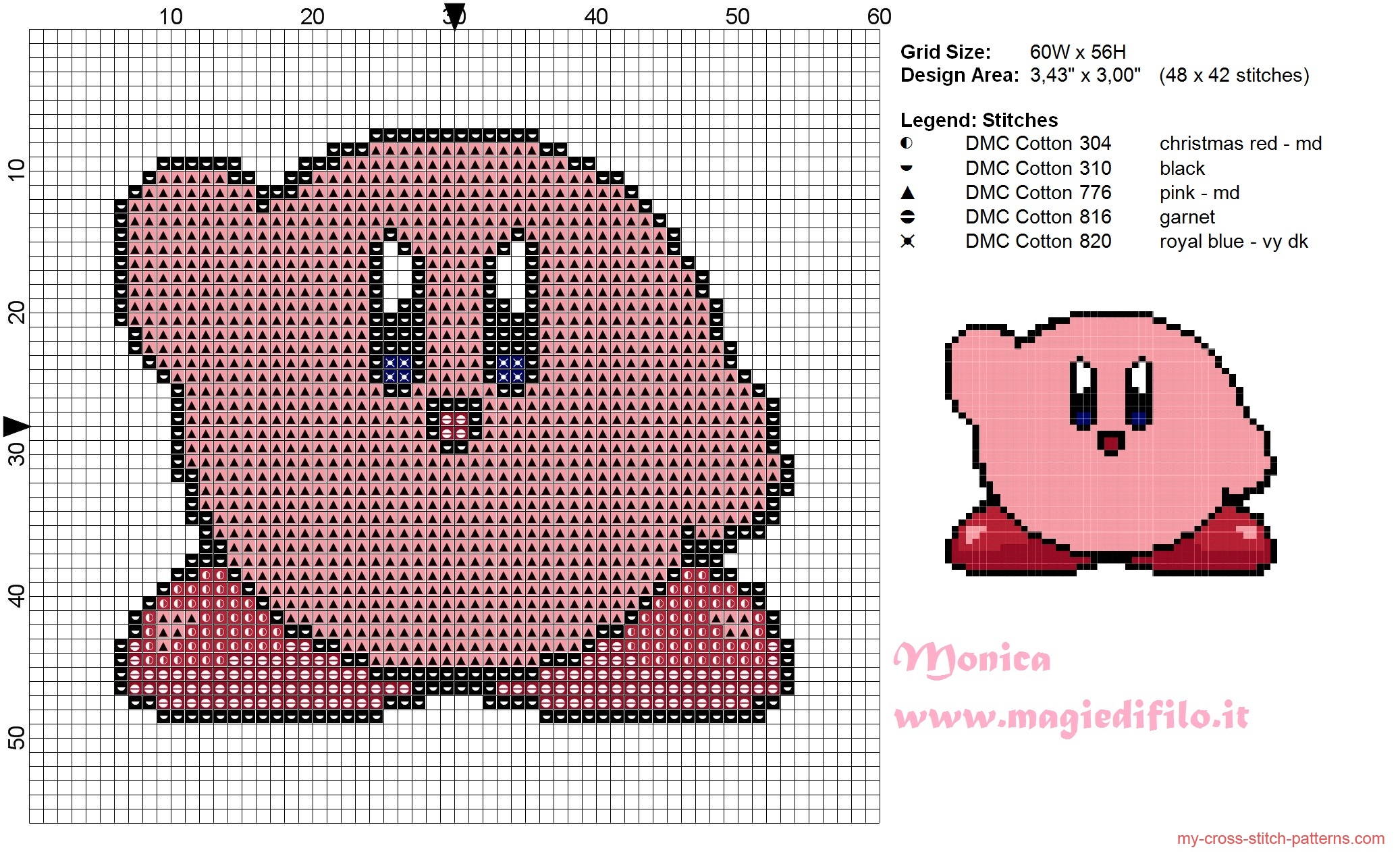 kirby_cross_stitch_pattern