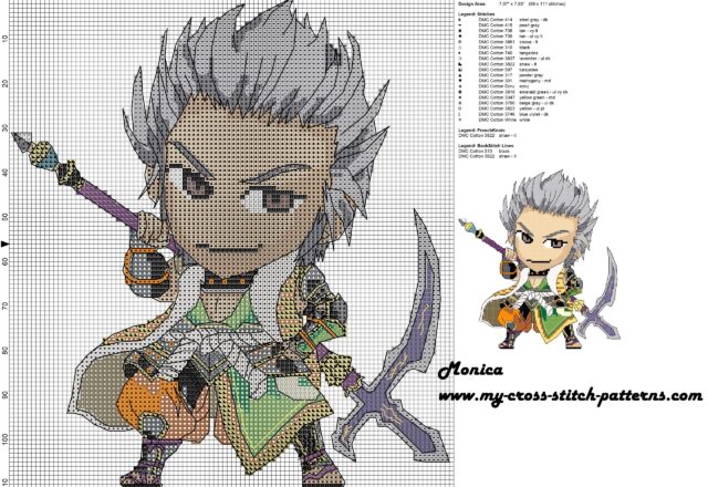 kiyomasa_samurai_warriors_cross_stitch_pattern