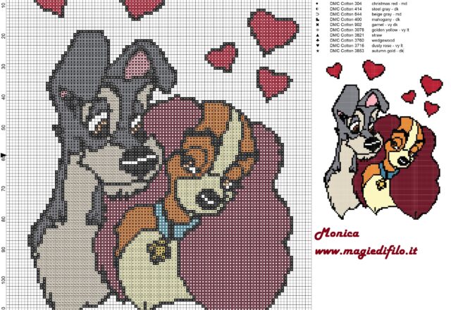 lady_and_the_tramp_2_cross_stitch_pattern_