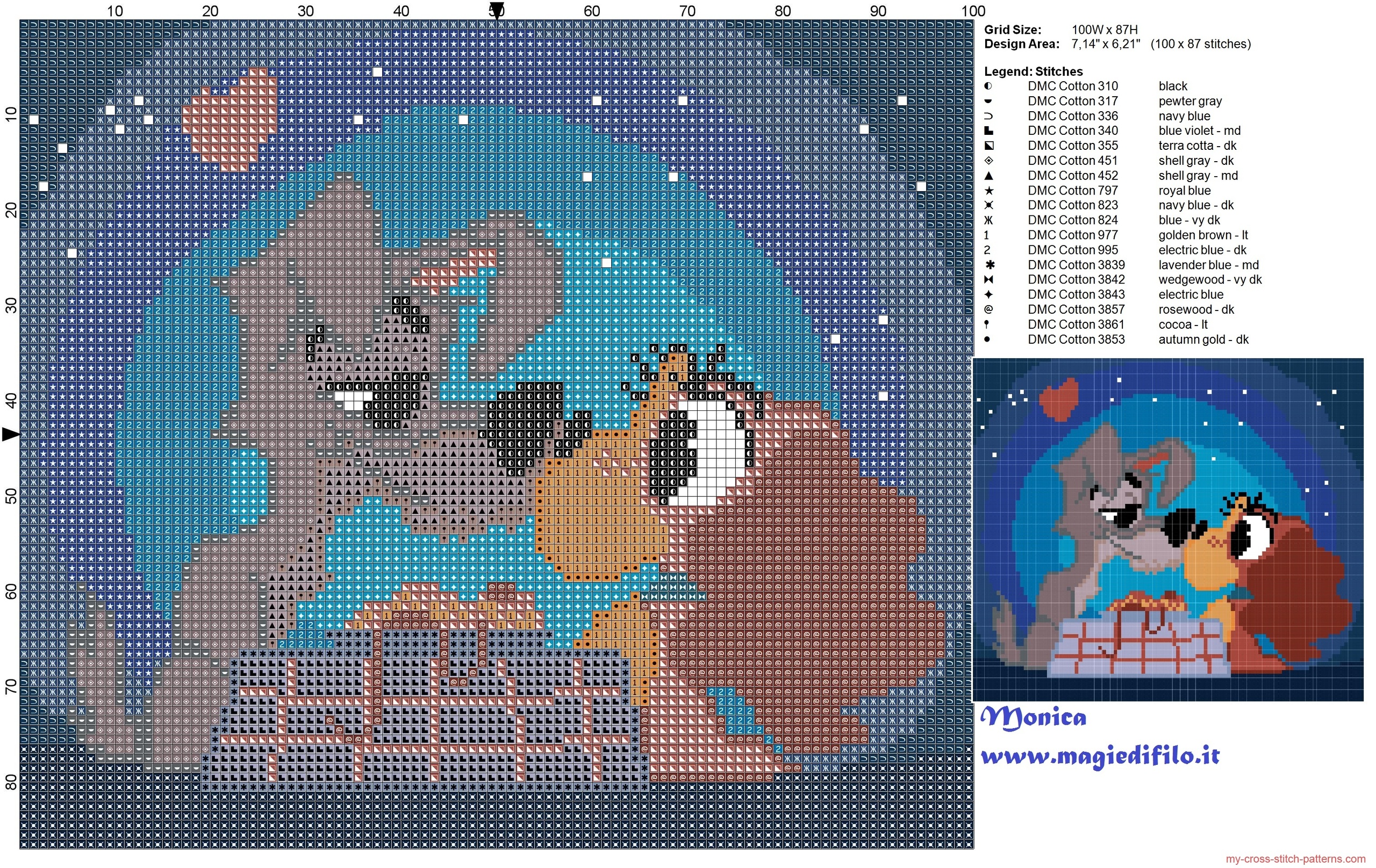 lady_and_the_tramp_cross_stitch_pattern