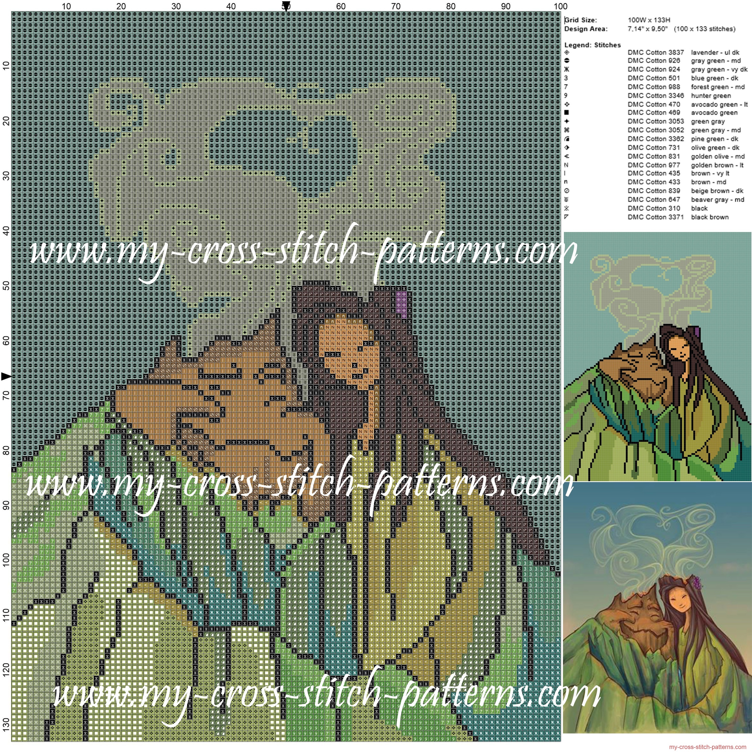 lava_song_cross_stitch_pattern_