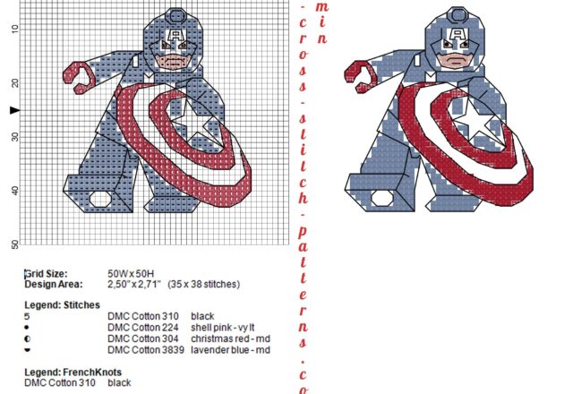 lego_captain_america_free_cross_stitch_pattern