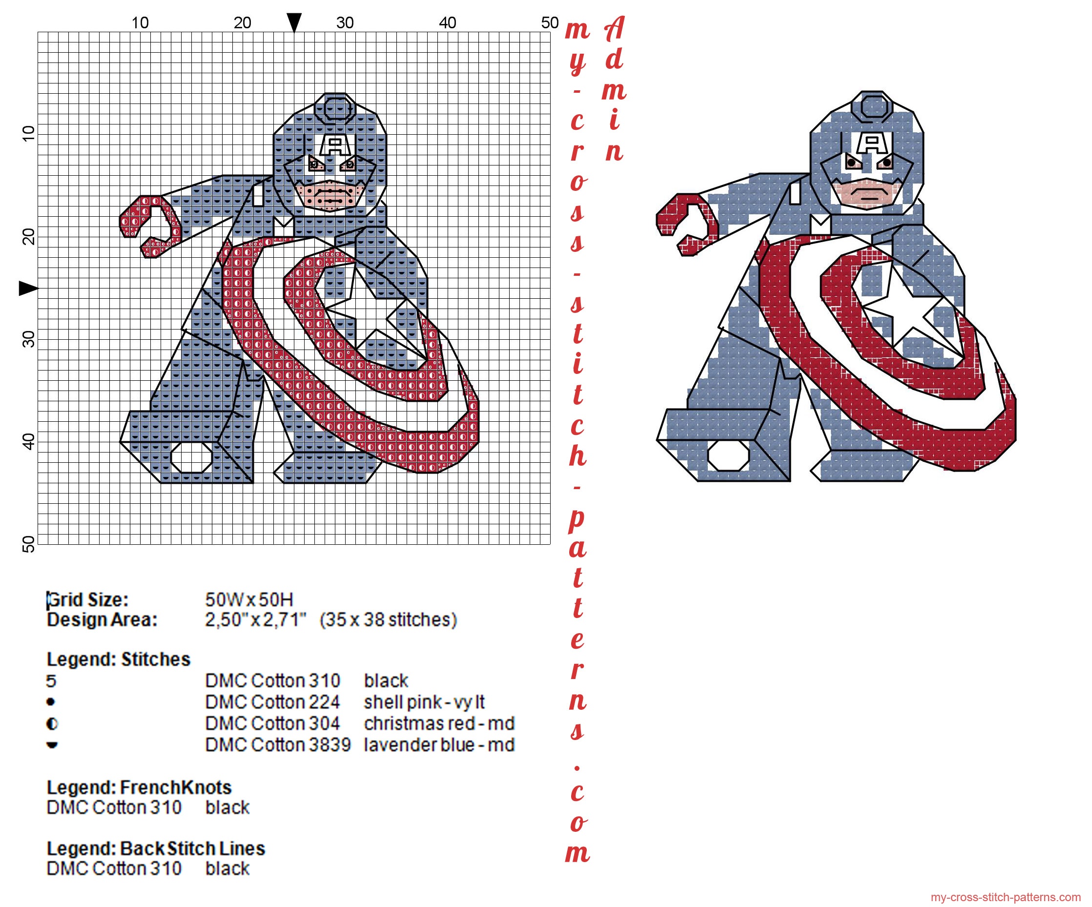 lego_captain_america_free_cross_stitch_pattern