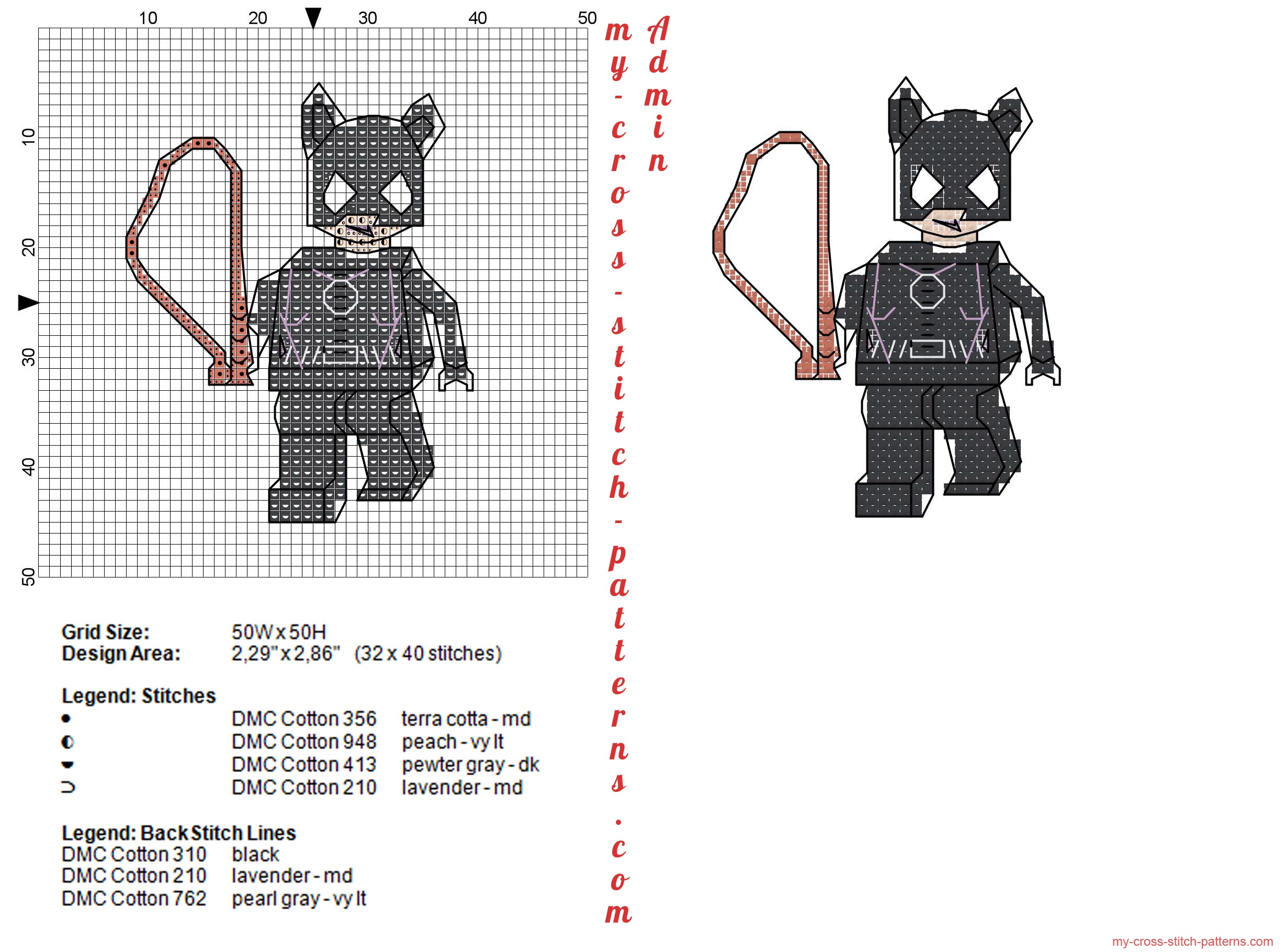 lego_catwoman_cross_stitch_pattern_32x40_6_dmc_threads