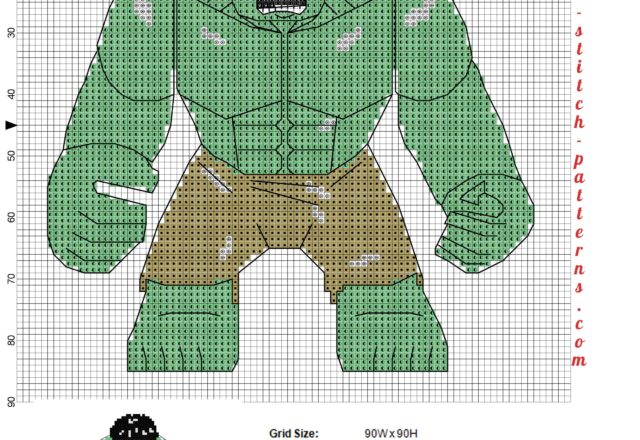 lego_hulk_free_cross_stitch_pattern