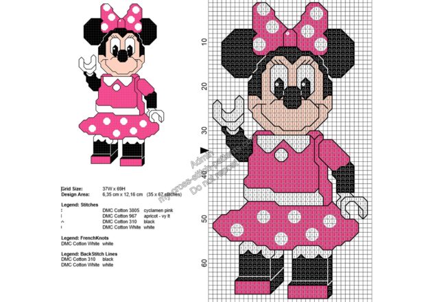lego_minifigures_disney_minnie_mouse_free_cross_stitch_pattern_35x67