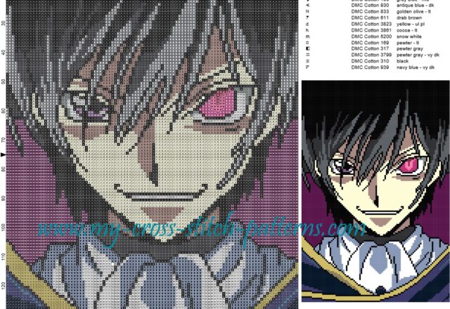 lelouch_code_geass_cross_stitch_pattern_