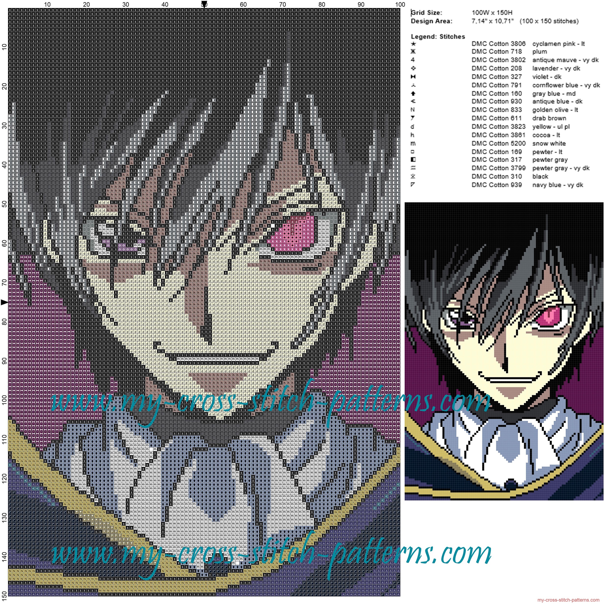 lelouch_code_geass_cross_stitch_pattern_